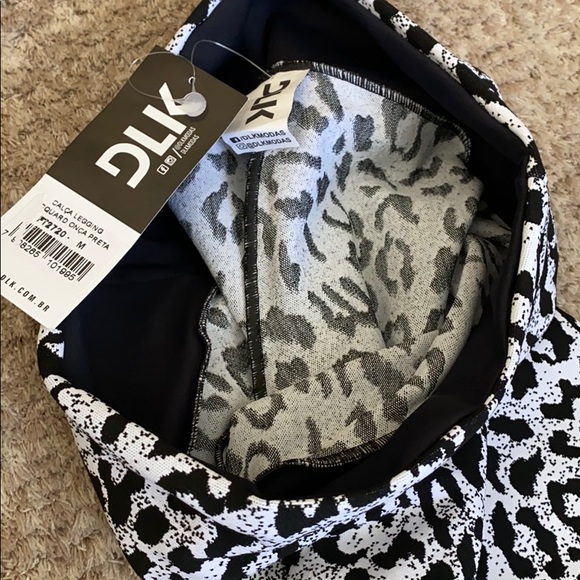 💗DLK | Yoga Legging B&W Animal Print - Picture 7 of 8